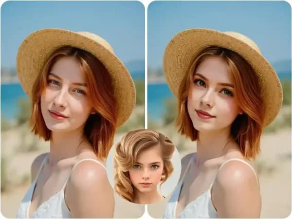 Facing AI free online face swap tool demo